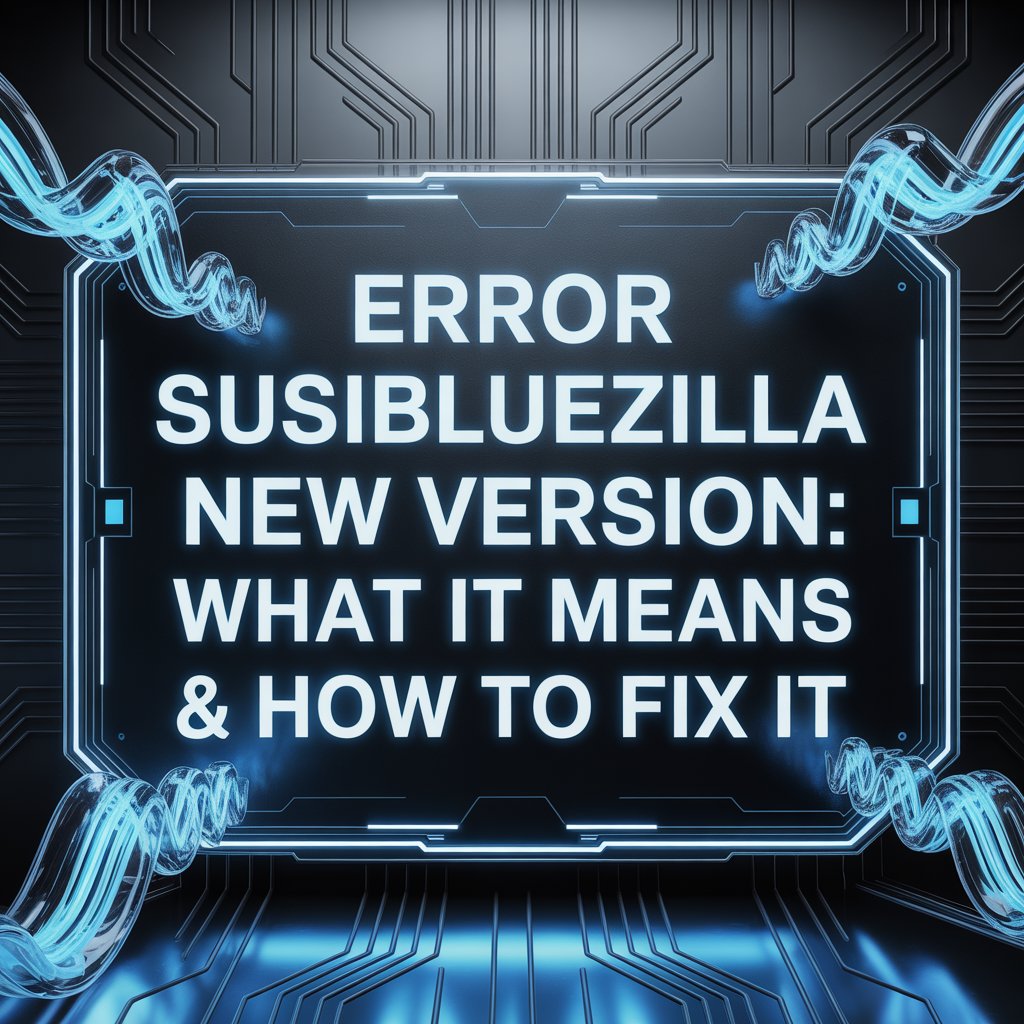 error susbluezilla new version